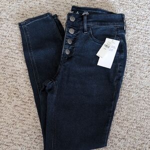 NWT Old Navy High Rise Jeans Rockstar Super Skinny Button Fly